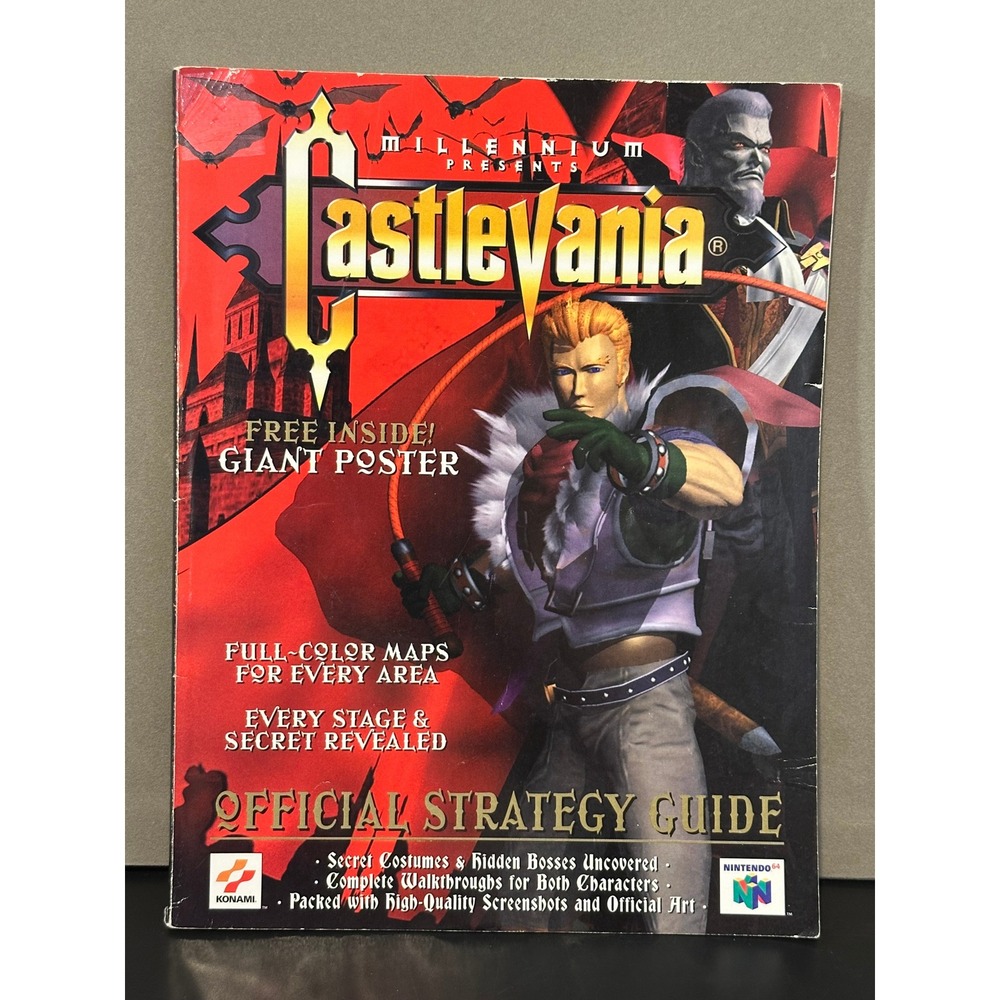 Castlevania‎ Nintendo 64 Official Strategy Guide Millennium Konami N64 Book